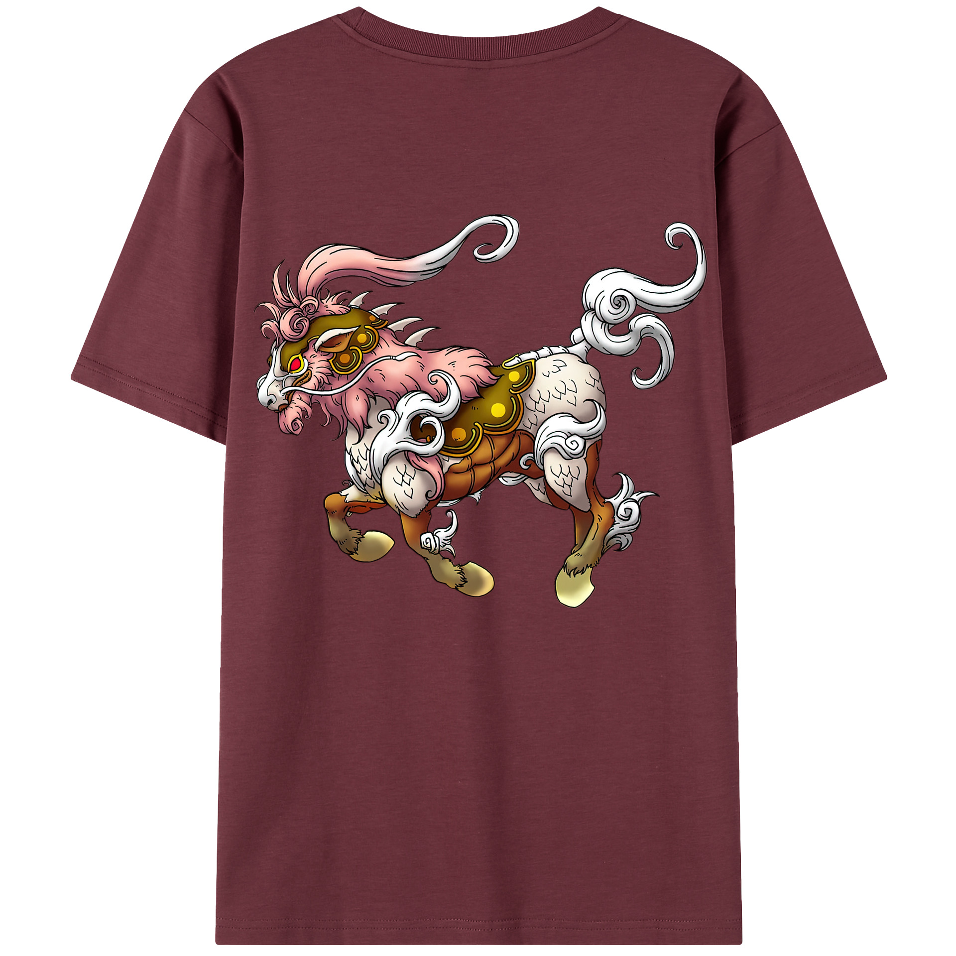 （画像用） ドラゴンクエスト Doragon Kuesuto Dragon Quest 綿100％半袖Tシャツ（背面プリント）